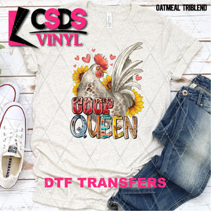 DTF Transfer - DTF002007 Coop Queen
