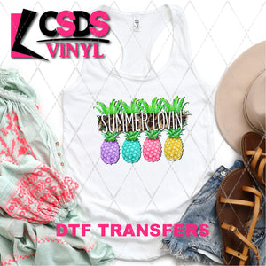 DTF Transfer - DTF002030 Summer Lovin' Pineapples