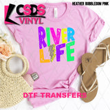 DTF Transfer - DTF002037 River Life Leopard Lightning Bolt