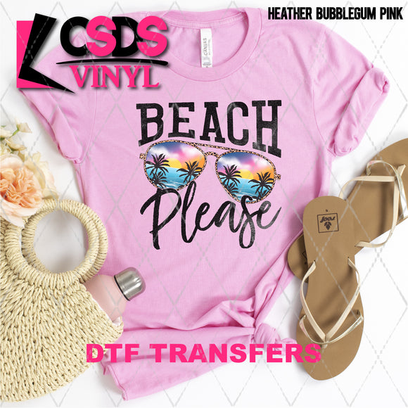 DTF Transfer - DTF002039 Beach Please Sunglasses