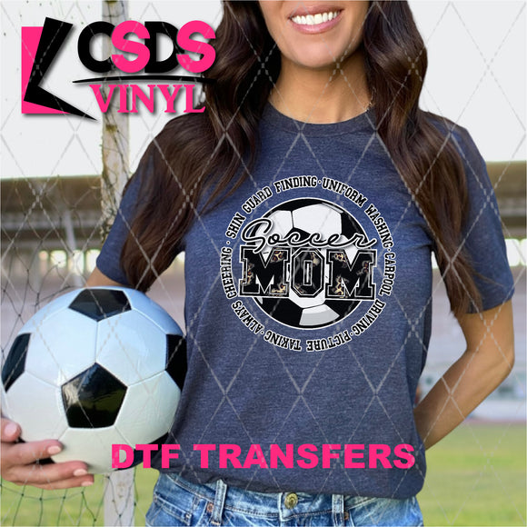 DTF Transfer - DTF002046 Shin Guard Finding Uniform Washing Soccer Mom