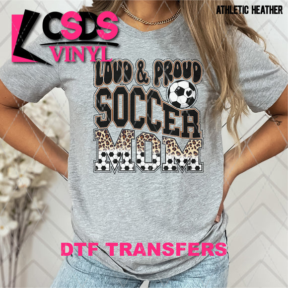 DTF Transfer - DTF002050 Loud  & Proud Soccer Mom
