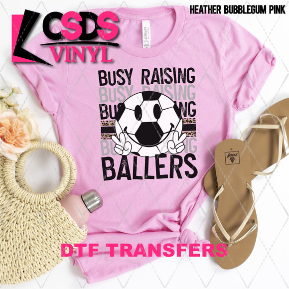 DTF Transfer - DTF002060 Busy Raising Ballers Soccer