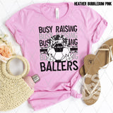 DTF Transfer - DTF002061 Busy Raising Ballers Soccer Cow Print