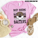 DTF Transfer - DTF002062 Busy Raising Ballers Soccer Leopard Print