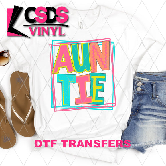 DTF Transfer - DTF002075 Moodle Word Auntie