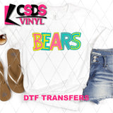 DTF Transfer - DTF002078 Moodle Word Bears