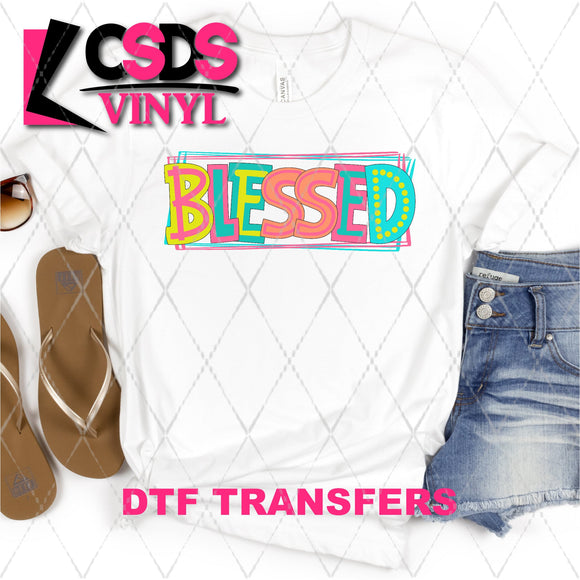 DTF Transfer - DTF002079 Moodle Word Blessed