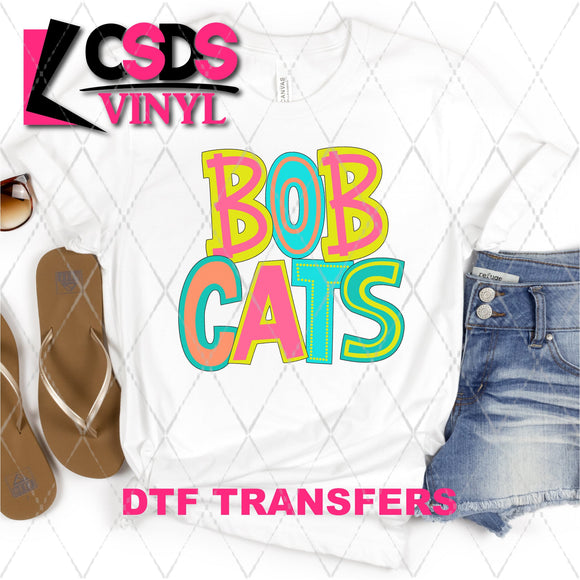 DTF Transfer - DTF002081  Moodle Word Bobcats