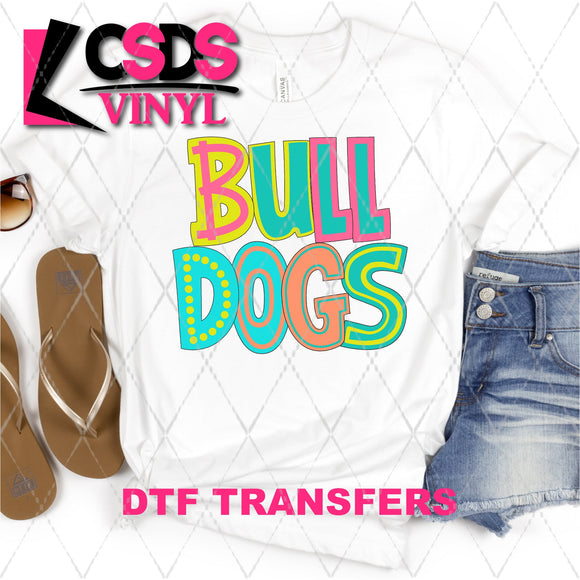 DTF Transfer - DTF002085 Moodle Word Bulldogs
