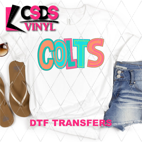 DTF Transfer - DTF002102 Moodle Word Colts