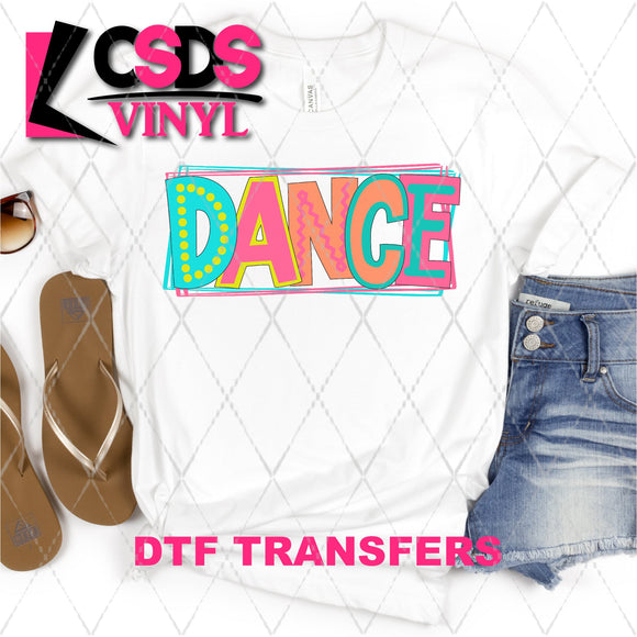 DTF Transfer - DTF002109 Moodle Word Dance