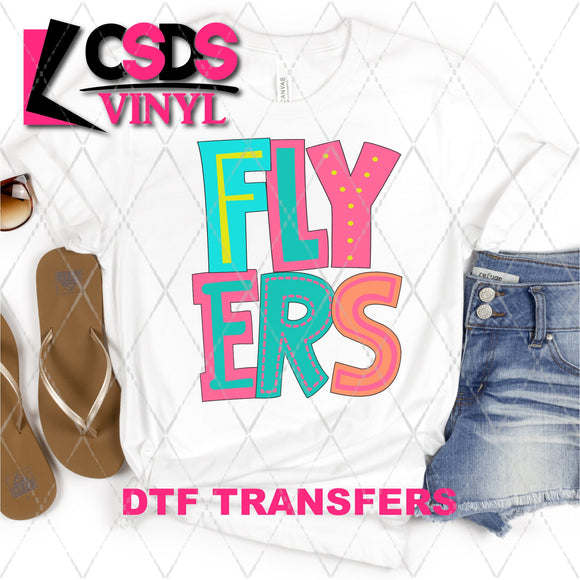 DTF Transfer - DTF002125 Moodle Word Flyers