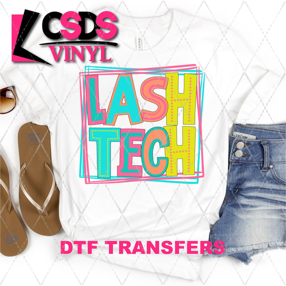DTF Transfer - DTF002142 Moodle Word Lash Tech
