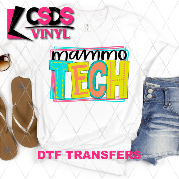 DTF Transfer - DTF002151 Moodle Word Mammo Tech