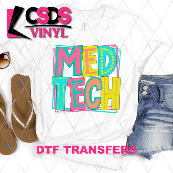 DTF Transfer - DTF002153 Moodle Word Med Tech