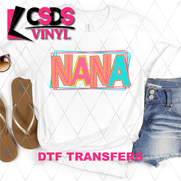 DTF Transfer - DTF002159 Moodle Word Nana