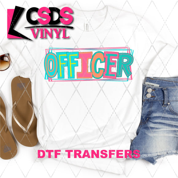 DTF Transfer - DTF002165 Moodle Word Officer