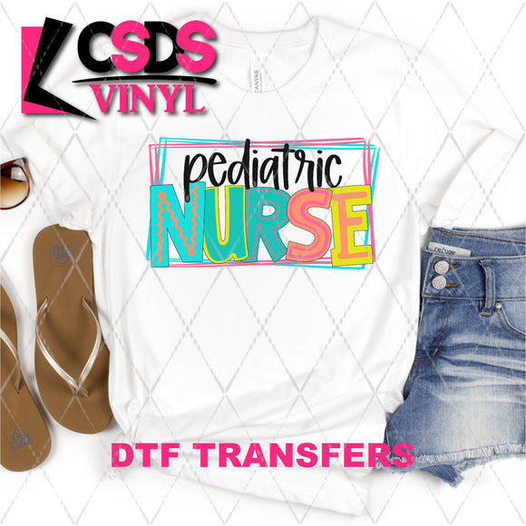 DTF Transfer - DTF002174 Moodle Word Pediatric Nurse