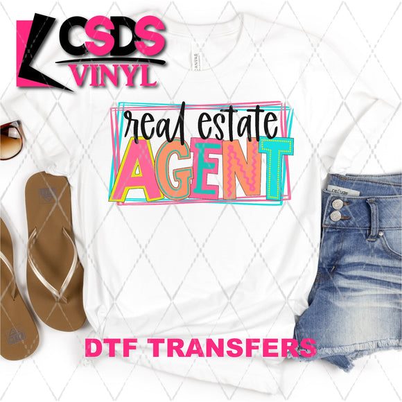 DTF Transfer - DTF002186 Moodle Word Real Estate Agent