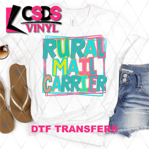 DTF Transfer - DTF002193 Moodle Word Rural Mail Carrier