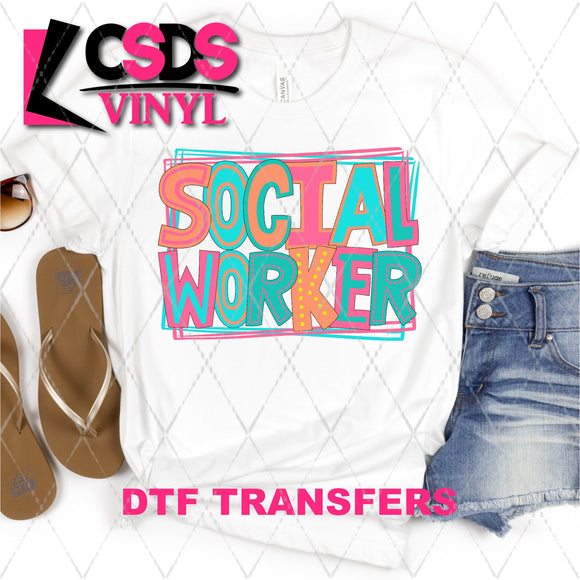 DTF Transfer - DTF002203 Moodle Word Social Worker