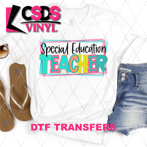 DTF Transfer - DTF002206 Moodle Word Special Education Teacher