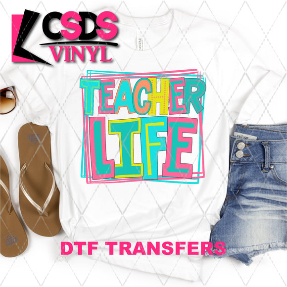 DTF Transfer - DTF002210 Moodle Word Teacher Life