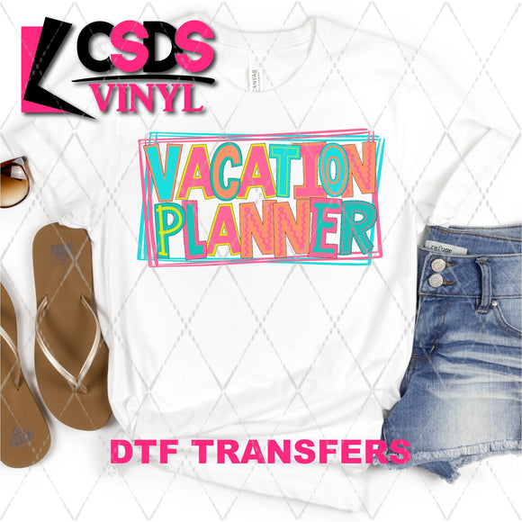 DTF Transfer - DTF002219 Moodle Word Vacation Planner