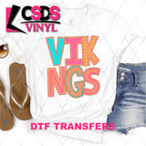 DTF Transfer - DTF002222 Moodle Word Vikings