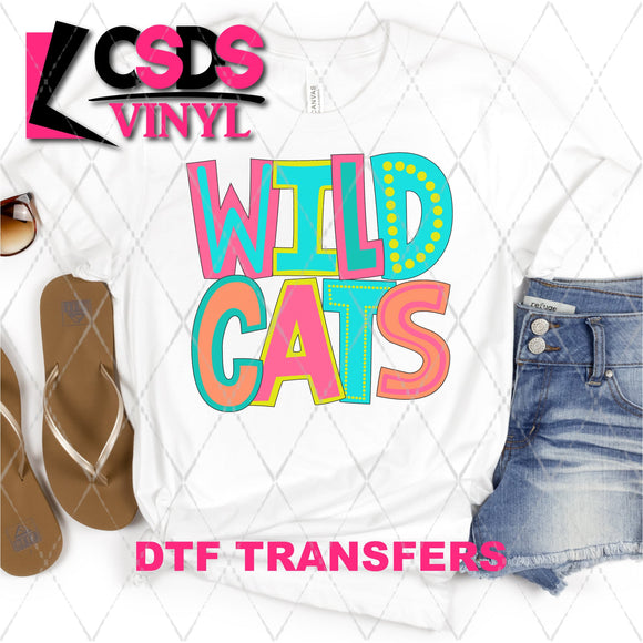 DTF Transfer - DTF002225 Moodle Word Wildcats