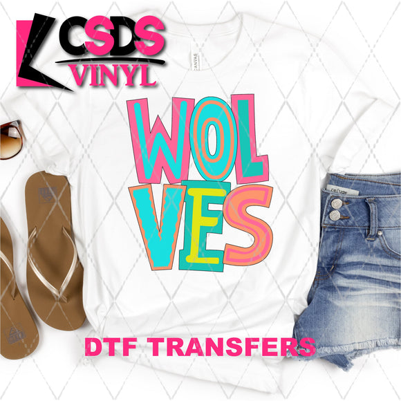 DTF Transfer - DTF002226 Moodle Word Wolves