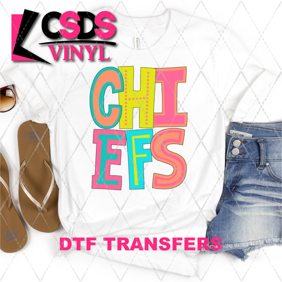 DTF Transfer - DTF002230 Moodle Word Chiefs