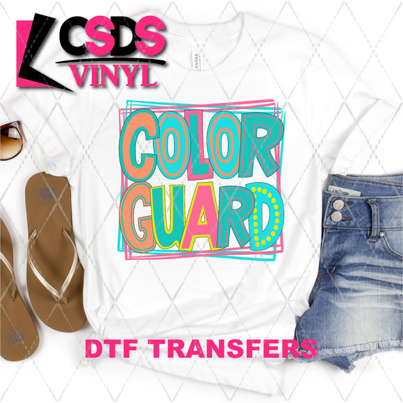 DTF Transfer - DTF002233 Moodle Word Color Guard