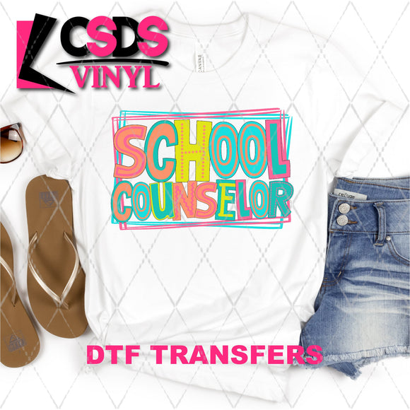 DTF Transfer - DTF002237 Moodle Word School Counselor