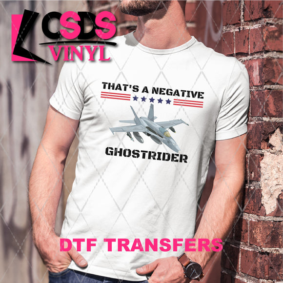 DTF Transfer - DTF002254 That's a Negative Ghostrider