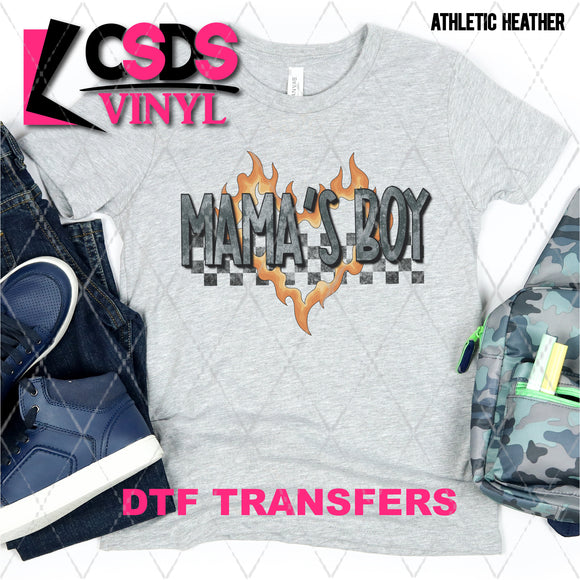 DTF Transfer - DTF002337 Mama's Boy Flames
