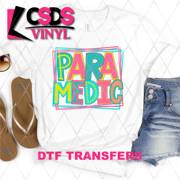 DTF Transfer - DTF002354 Moodle Word Paramedic