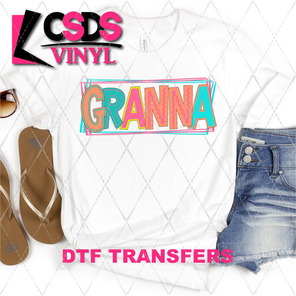 DTF Transfer - DTF002365 Moodle Word Granna