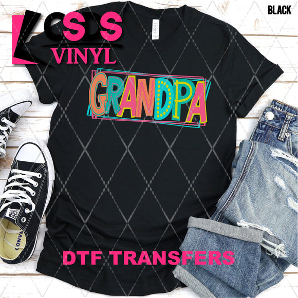 DTF Transfer - DTF002366 Moodle Word Grandpa