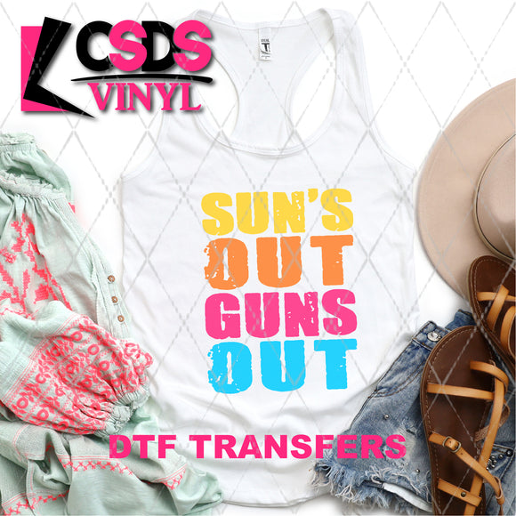DTF Transfer - DTF002430 Suns Out Guns Out