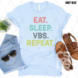 DTF Transfer - DTF002432 Eat Sleep VBS Repeat