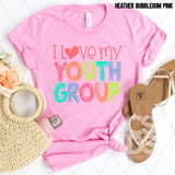 DTF Transfer - DTF002434 I Love My Youth Group