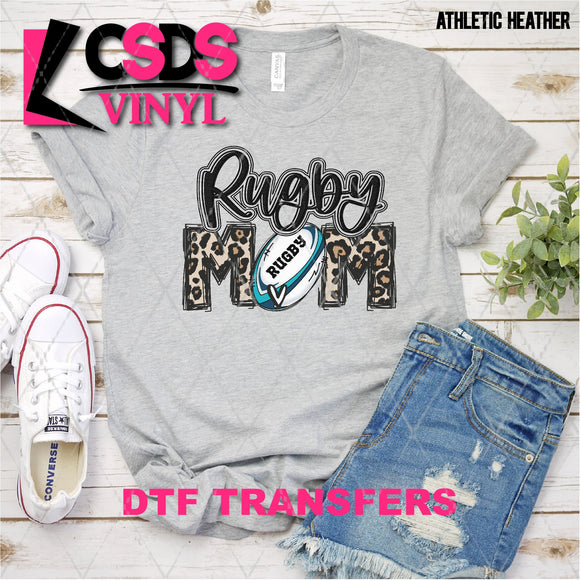 DTF Transfer - DTF002437 Rugby Mom Leopard