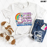 DTF Transfer - DTF002448 Just a Girl Who Loves Unicorns
