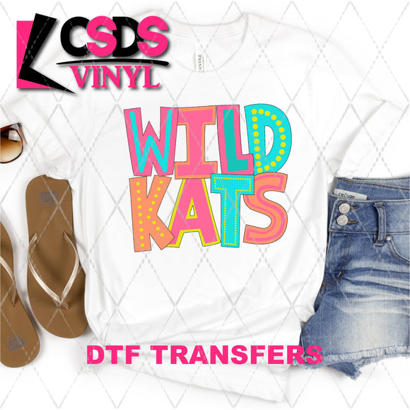 DTF Transfer - DTF002455 Moodle Word WildKats