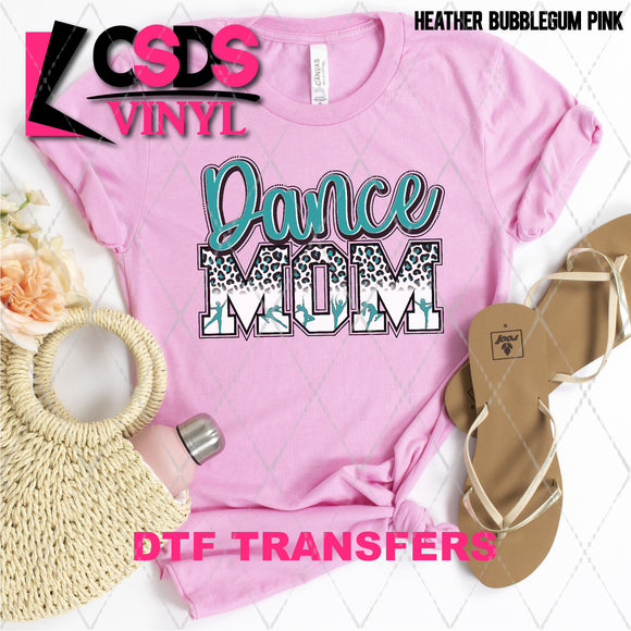 DTF Transfer - DTF002461 Dance Mom Teal
