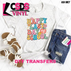 DTF Transfer - DTF002474 Retro Happy Last Day of School