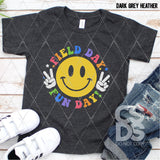 DTF Transfer - DTF002493 Field Day Fun Day Smile White