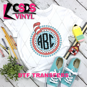 DTF Transfer - DTFCUSTOM51 Custom Monogram Read Across America